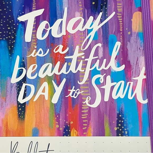 Bullet Journal Hardcover Dotted Gridded Notebook Customizable Bujo Purple - Picture 4 of 15